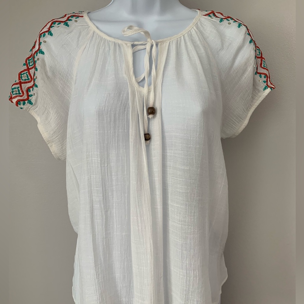 A. Byer Embroidered Top